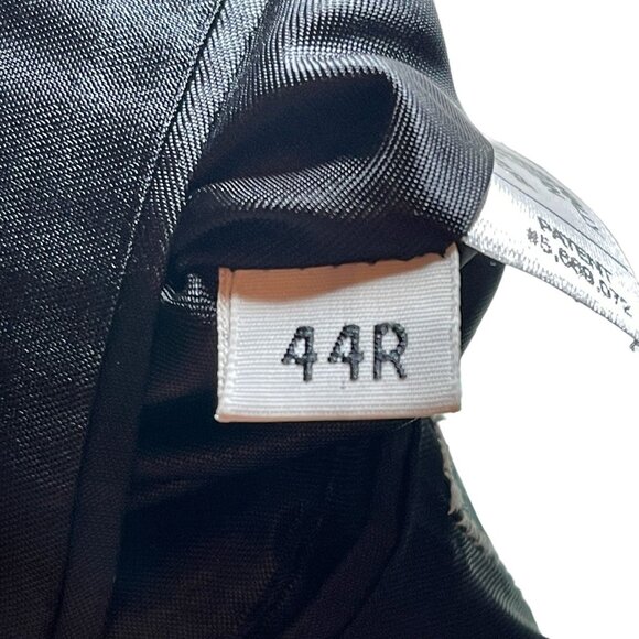 Daniel Cremieux Loro‎ Piana Mens Blazer 44R Black Striped 3 Button Wool Italy - Picture 6 of 15